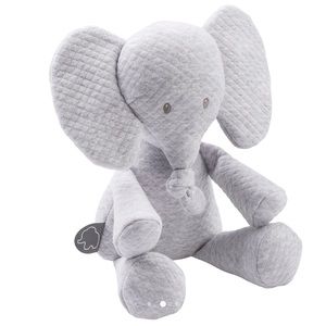 Nattou Tembo Stuffed Elephant Quilted New with Tags